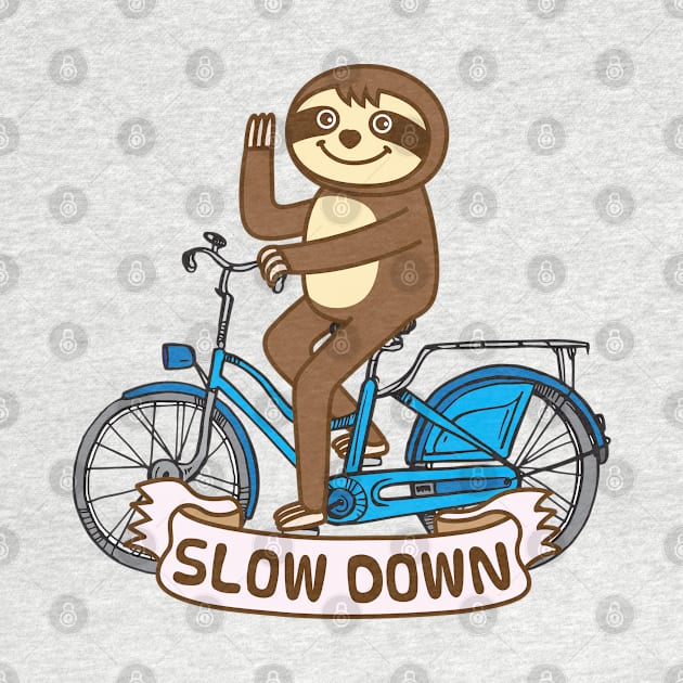 Sloth bicycle by Plushism